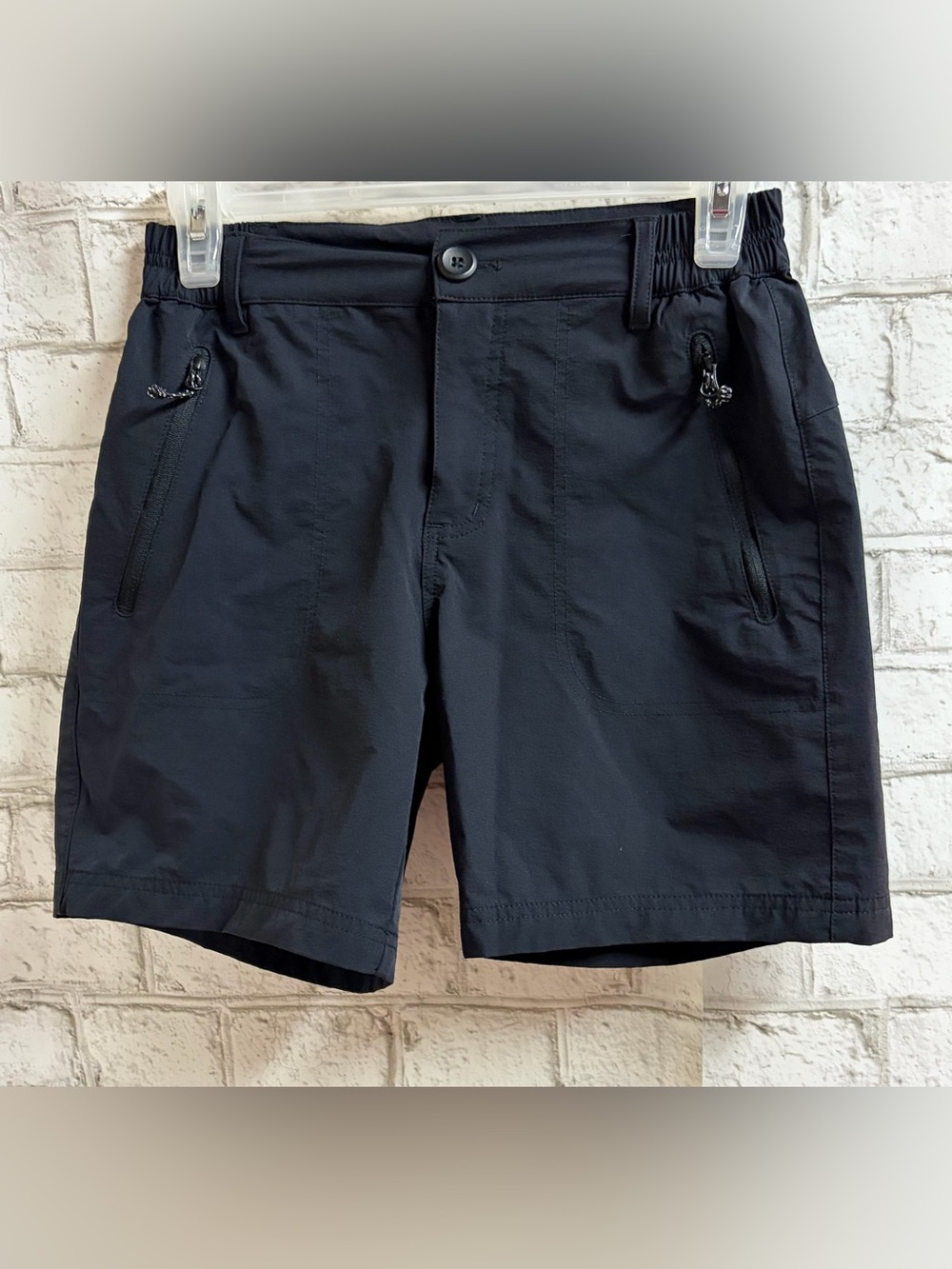 Outdoorsports Navy Blue Active Shorts with Zip Pockets